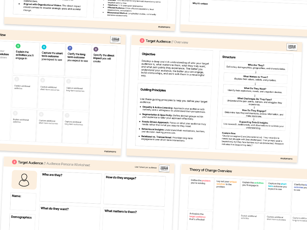 Theory of Change Worksheets 1